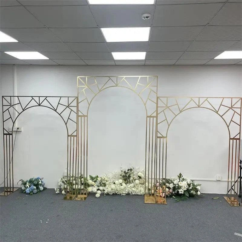 Geometric Arch Wedding Backdrop Decor Stand - Décor Maniacs