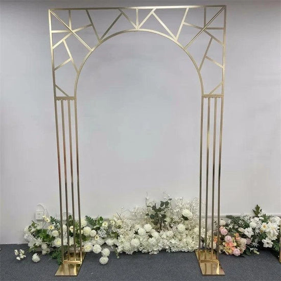 Geometric Arch Wedding Backdrop Decor Stand - Décor Maniacs