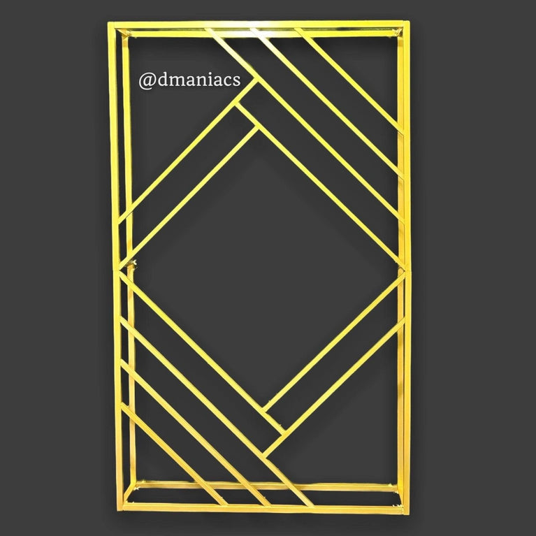 Geometric Square Prop Wedding Stage Backdrop