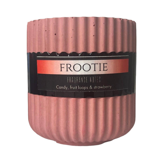 Glim Candles Frootie Scented Soy Wax Linear Jar Candle