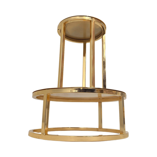 Gold Round Cake Dessert Stand Table Risers