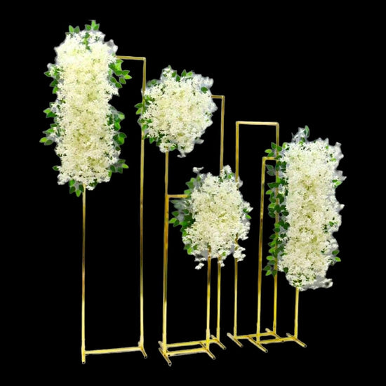 Gold Wedding Decor Backdrop Stand 5-Piece