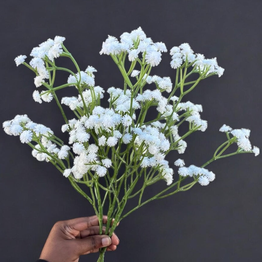 Baby’s Breath Flowers - Faux Gypsophila Elegans for Decor