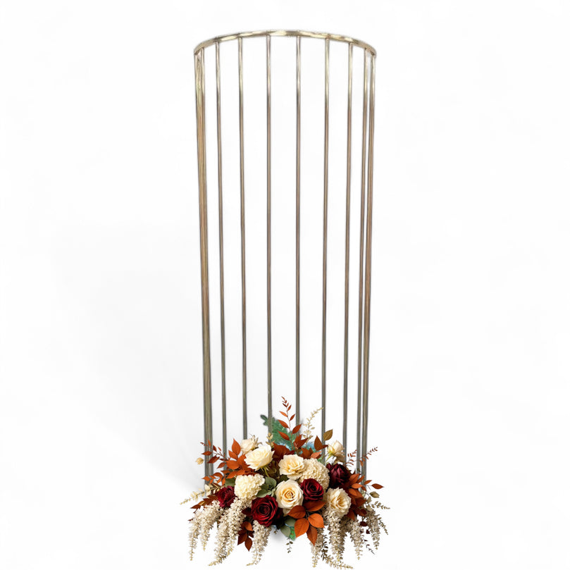 Shiny Gold Fencing Wedding Backdrop Decor Prop