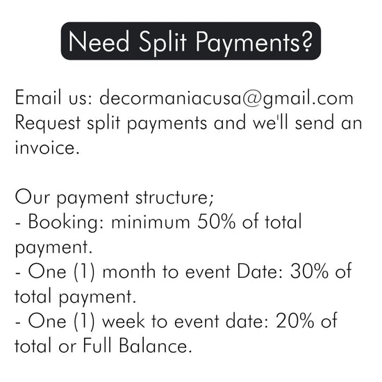 The Regal Noir Luxury Event Decor Package | Massachusetts