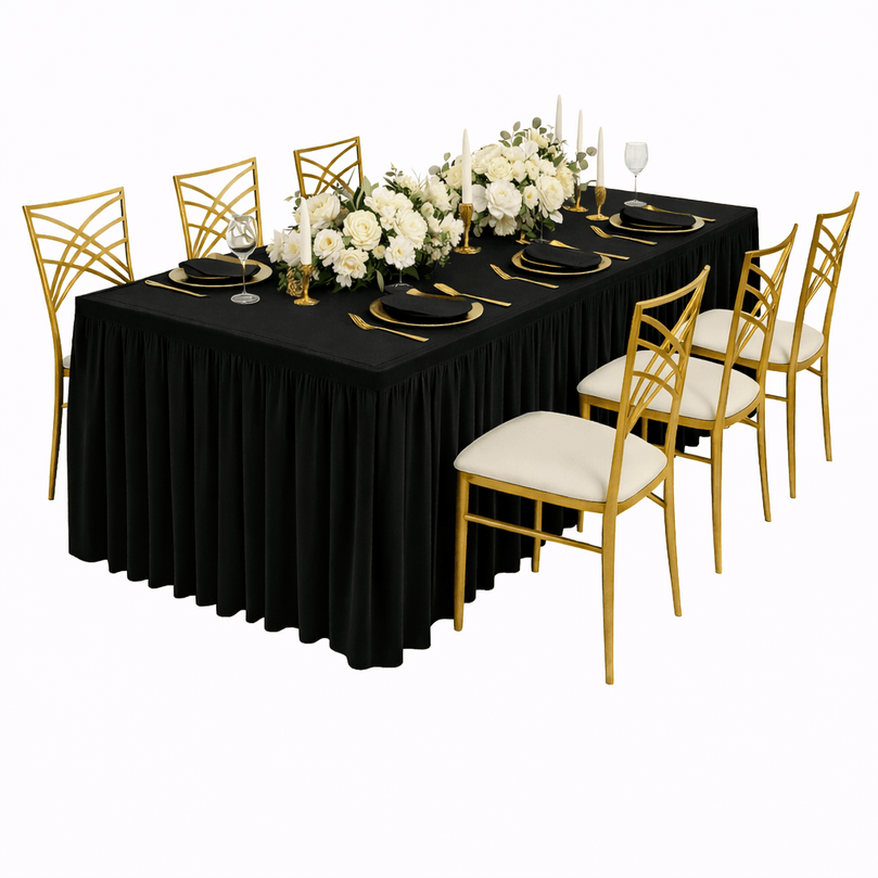 Signature Dining Package – Black Edition | MA Party Rental