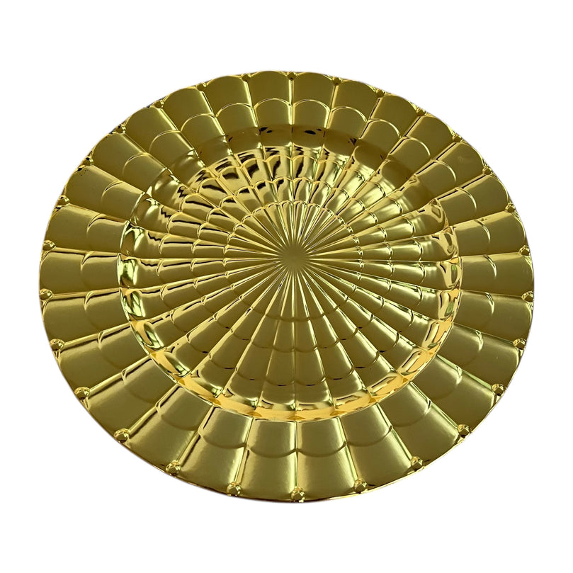 RAYA Gold Charger Plate Rental | Luxury Wedding Tableware