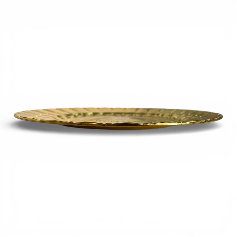 RAYA Gold Charger Plate Rental | Luxury Wedding Tableware
