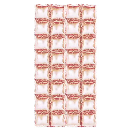 4 Rows Square Foil Balloon Wall Decoration - Décor Maniacs