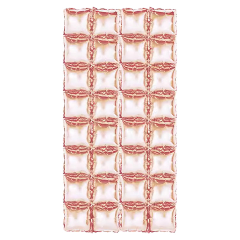 4 Rows Square Foil Balloon Wall Decoration - Décor Maniacs