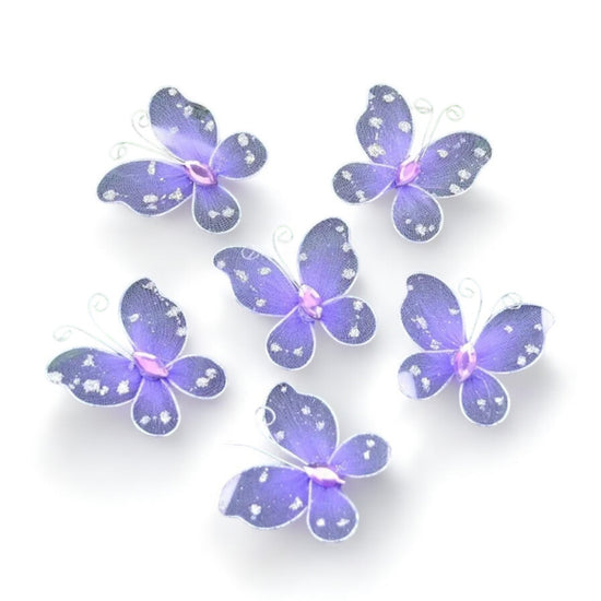 Colorful 3D Mesh Butterfly Craft Decor 21-Pack - Décor Maniacs