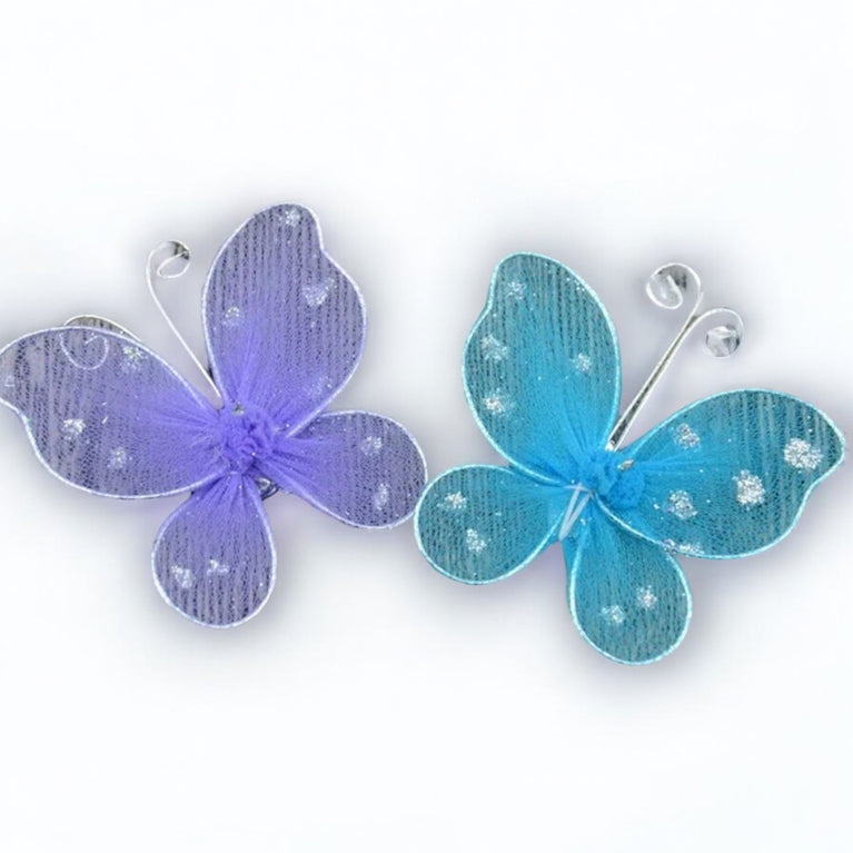 Colorful 3D Mesh Butterfly Craft Decor 21-Pack - Décor Maniacs