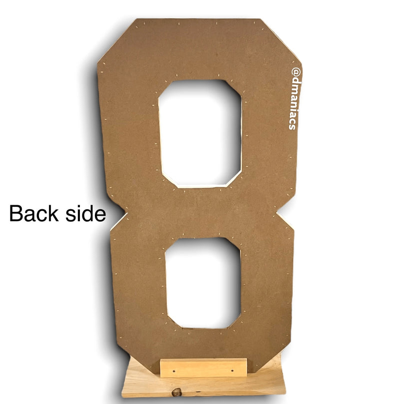 Large Wooden Numbers and Letters - 4FT Tall for Custom Decor