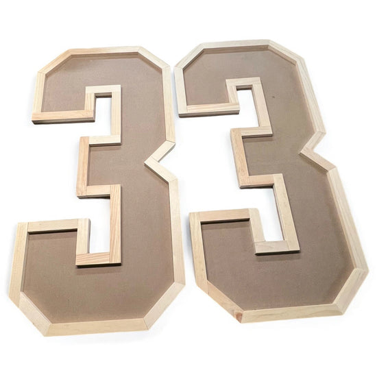 Large Wooden Numbers and Letters - 4FT Tall for Custom Decor