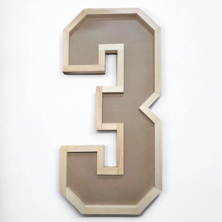 Large Wooden Numbers and Letters - 4FT Tall for Custom Decor