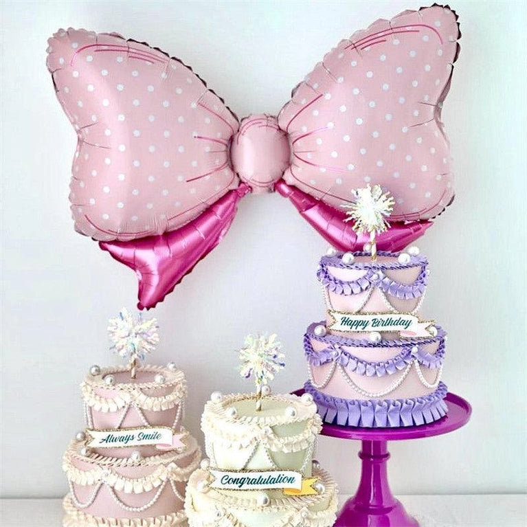 Large Foil Butterfly Birthday Balloons 3-Pack