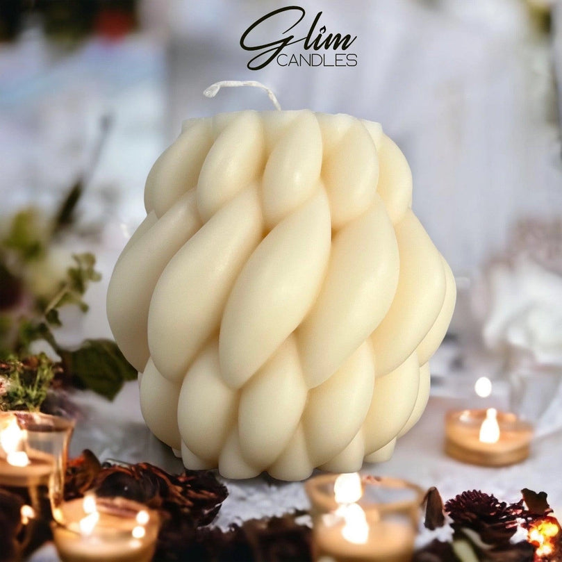 Large Woven 25oz Soy Wax Scented Glim Candles