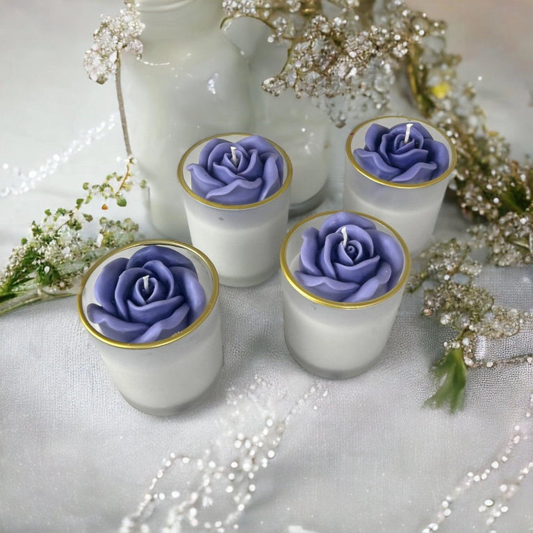 Lavender Scented Soy Wax Jar Glim Candle - Décor Maniacs