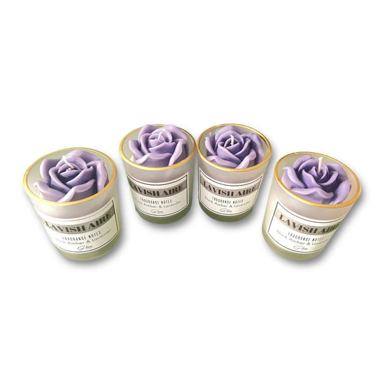 Lavender Scented Soy Wax Jar Glim Candle - Décor Maniacs