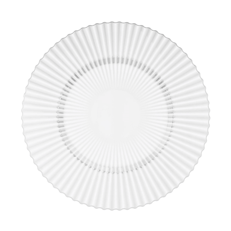 11 In. Crystal Gemstone Plastic Plates | 120 Count