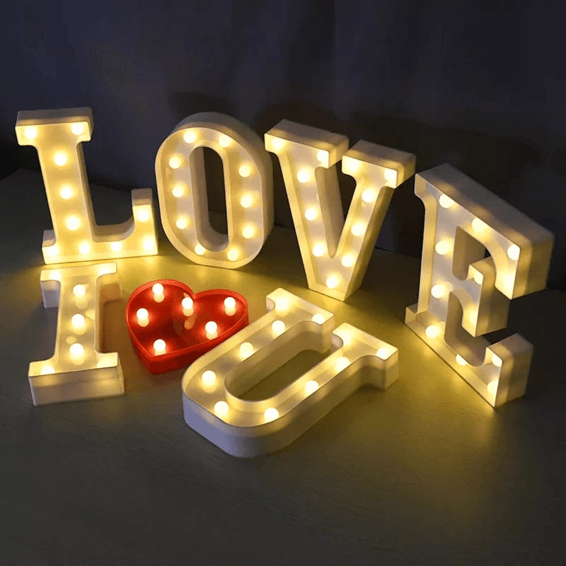 Marquee Led Light Up 8.5" Alphabet Letters