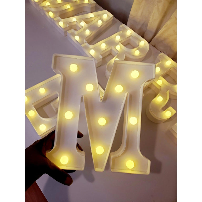 Marquee Led Light Up 8.5" Alphabet Letters