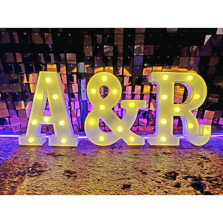 Marquee Led Light Up 8.5" Alphabet Letters