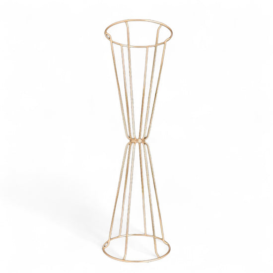 Piere Wedding Table Decor – Gold Reception Centerpiece Stand