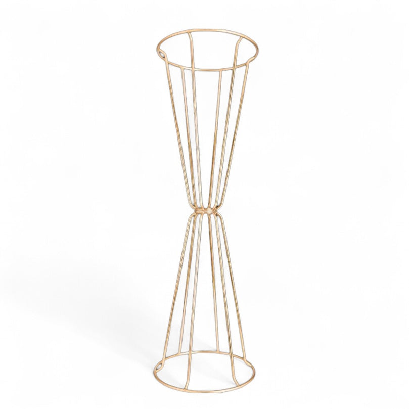 Piere Wedding Table Decor – Gold Reception Centerpiece Stand