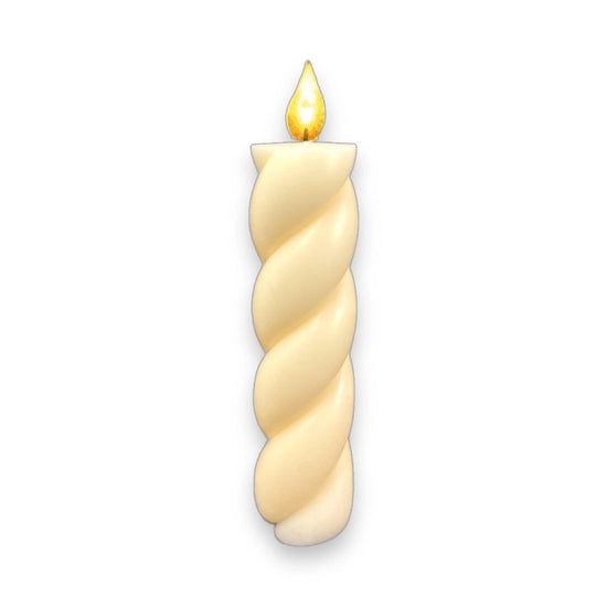 Rapunzel Knot Soy Scented Pillar Glim Candles