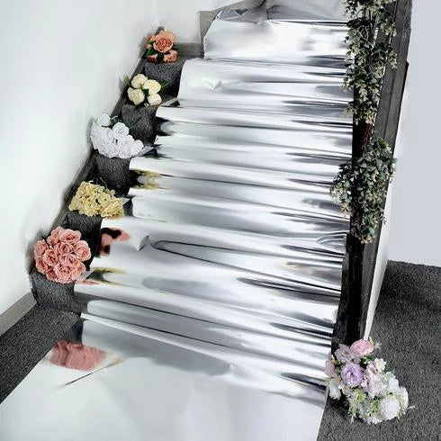 Reflective Mirror Wedding Carpet Aisle Runner