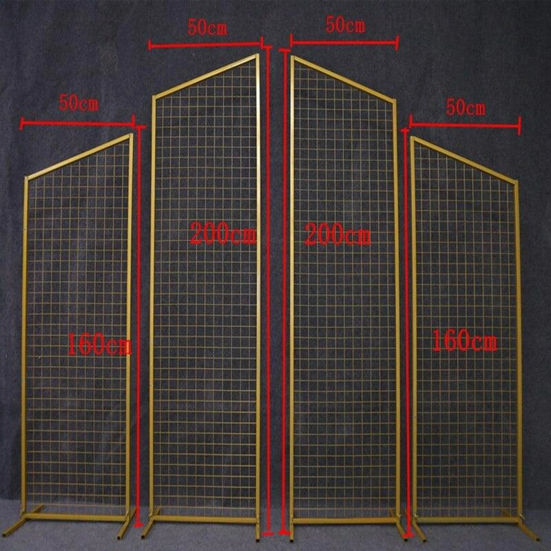 Rocket 4-Piece Geometric Grid Wedding Backdrop - Décor Maniacs