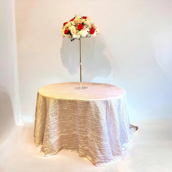 Simple 31" Acrylic Wedding Dining Table Flower Centerpiece