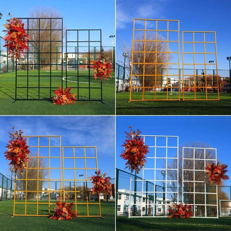 Square Grid 6FT Wedding Backdrop Stand - Décor Maniacs