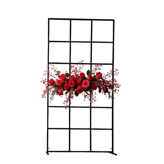 Square Grid 6FT Wedding Backdrop Stand - Décor Maniacs