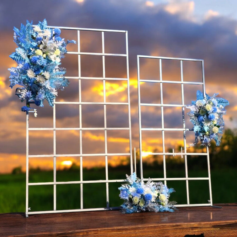 Square Grid 6FT Wedding Backdrop Stand - Décor Maniacs