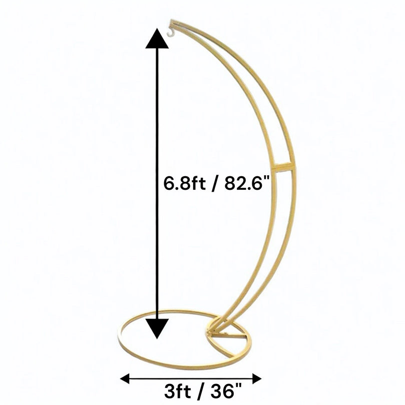 Suspended Acrylic Wedding Cake Stand with 6.8ft Hanging Frame - Décor Maniacs