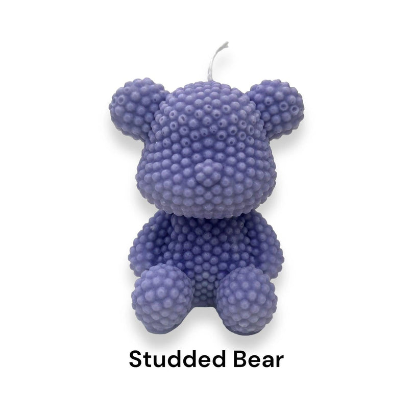 Teddy Bear Soy Lavender Scented Glim Candles