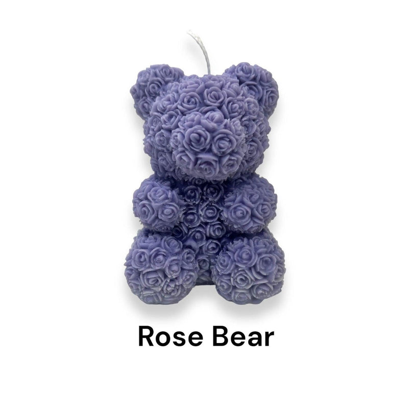 Teddy Bear Soy Lavender Scented Glim Candles