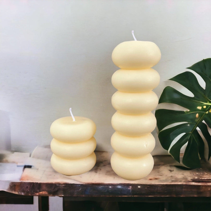 Tyre Tower Soy Wax Scented Pillar Glim Candles