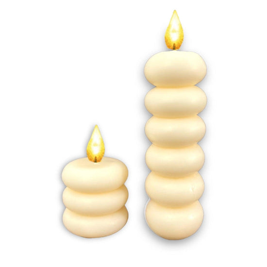 Tyre Tower Soy Wax Scented Pillar Glim Candles