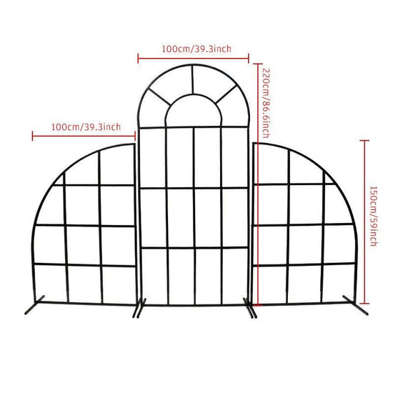 Wedding Backdrop Grid Arch Flower Stand