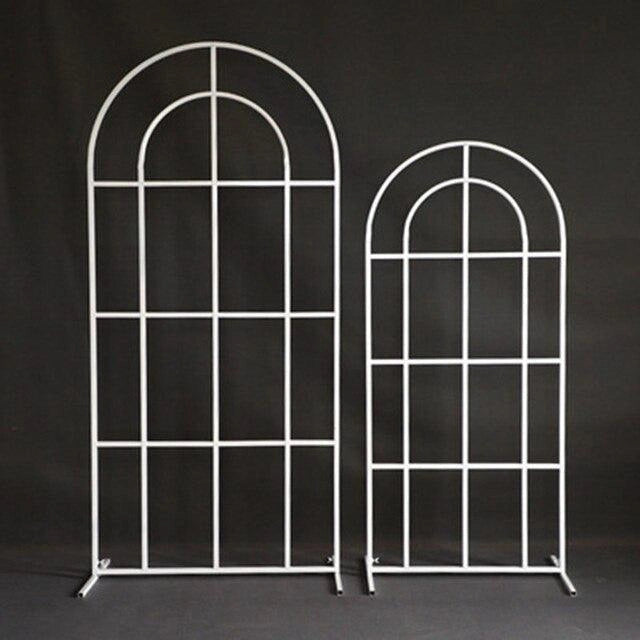 Wedding Grid Window Screen Arch Backdrop Stand