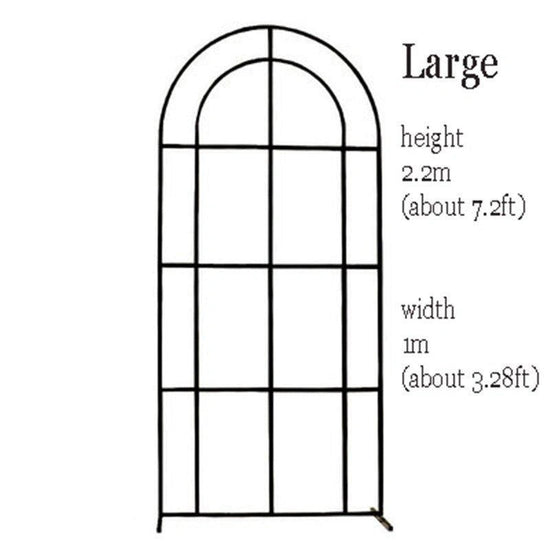 Wedding Grid Window Screen Arch Backdrop Stand