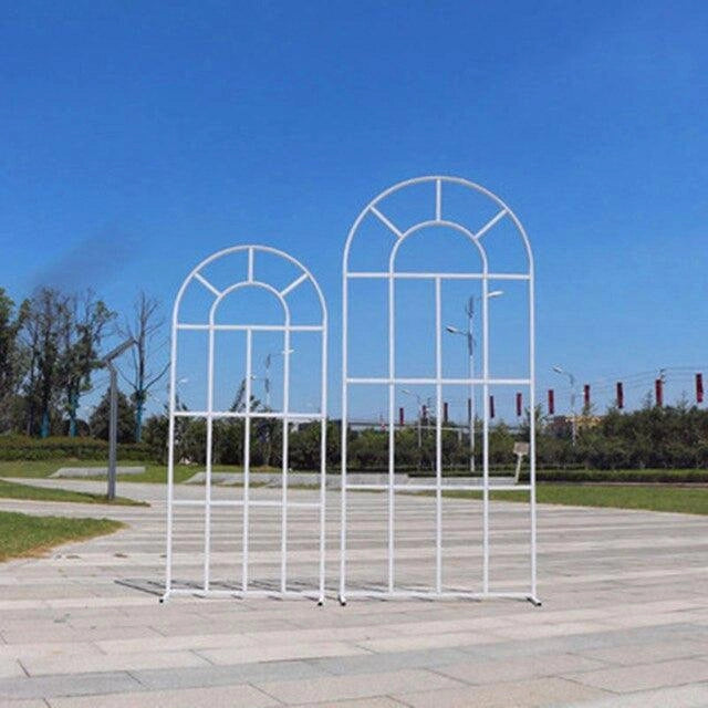 Wedding Grid Window Screen Arch Backdrop Stand