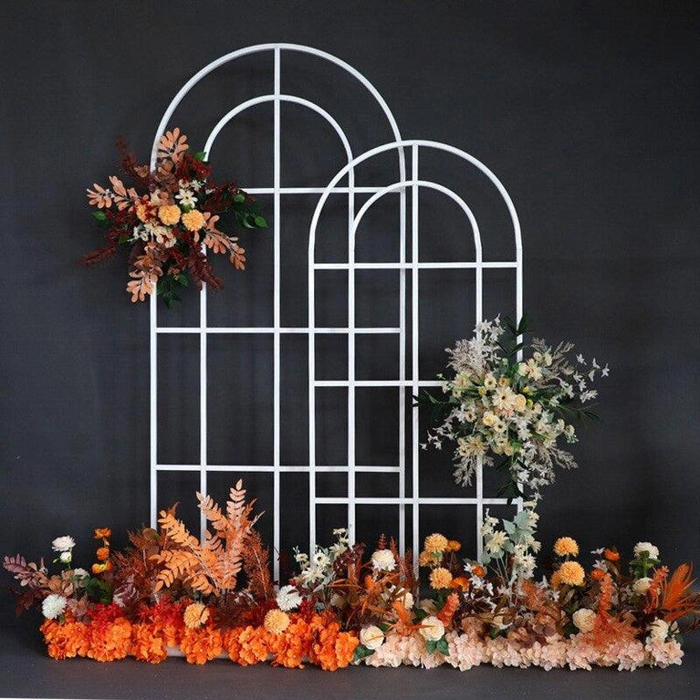 Wedding Grid Window Screen Arch Backdrop Stand