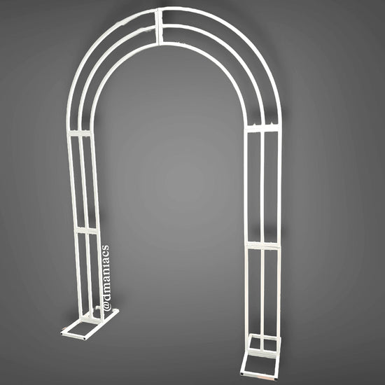 White Metal Wedding Arch Backdrop Decor Stand