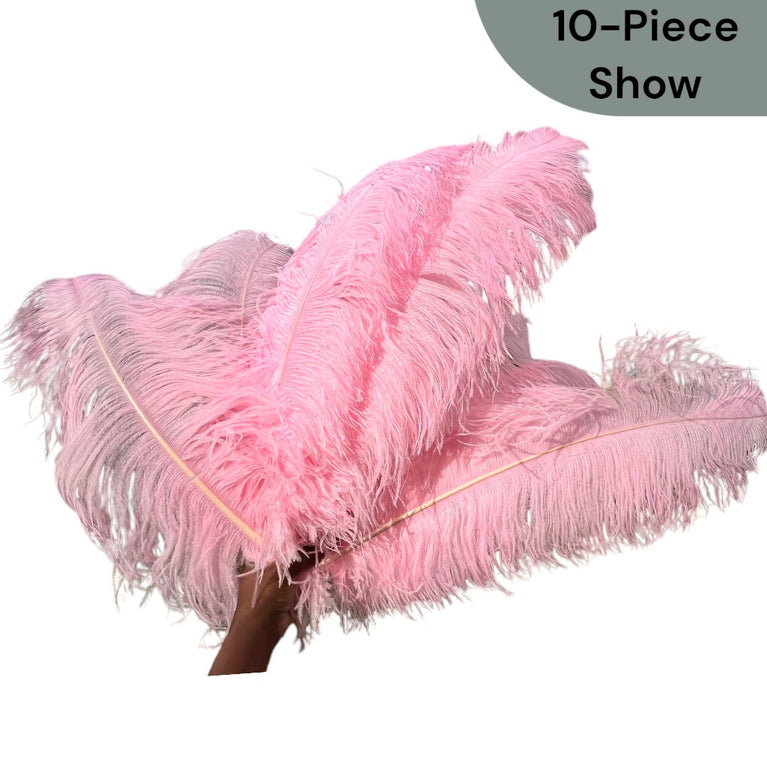 White Ostrich Feathers | 27-29" Imitation Feathers For Decor