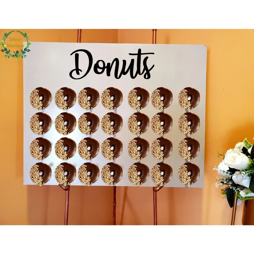 Wooden Donut Stand Holds Up To 56 Doughnuts - Décor Maniacs