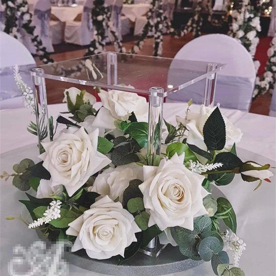 Acrylic Cube Wedding Table Centerpieces